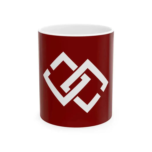 Flag of Kawahara Tottori 1960-2005 (Japan) White Coffee Mug 11oz - Go Mug Yourself