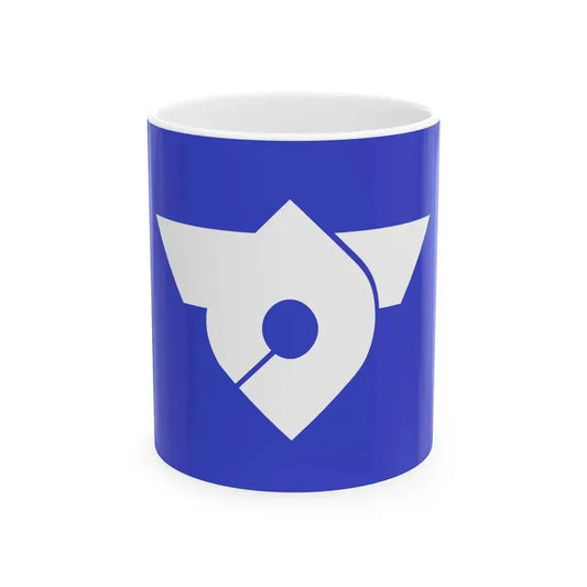 Flag of Kawai Iwate 1964-2010 (Japan) White Coffee Mug 11oz - Go Mug Yourself