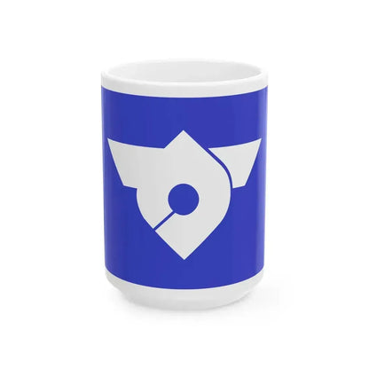 Flag of Kawai Iwate 1964-2010 (Japan) White Coffee Mug 15oz - Go Mug Yourself