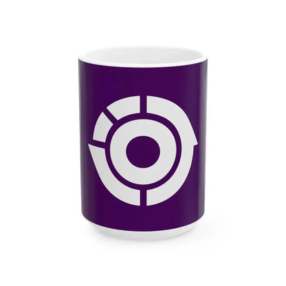 Flag of Kawai Nara (Japan) White Coffee Mug 15oz - Go Mug Yourself