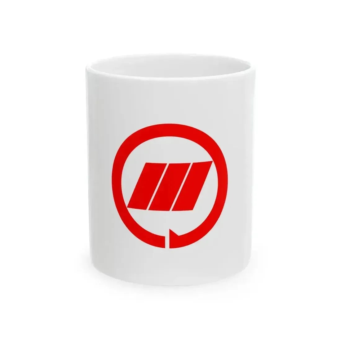 Flag of Kawajima Saitama (Japan) White Coffee Mug 11oz - Go Mug Yourself