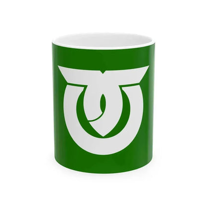 Flag of Kawakami Nagano (Japan) White Coffee Mug 11oz - Go Mug Yourself
