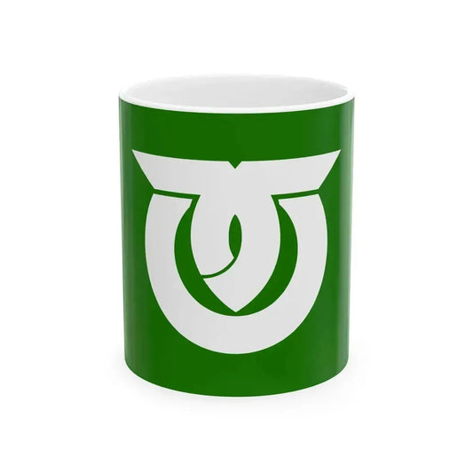 Flag of Kawakami Nagano (Japan) White Coffee Mug 11oz - Go Mug Yourself
