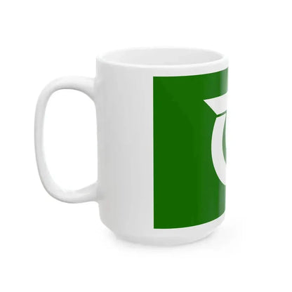Flag of Kawakami Nagano (Japan) White Coffee Mug - Go Mug Yourself