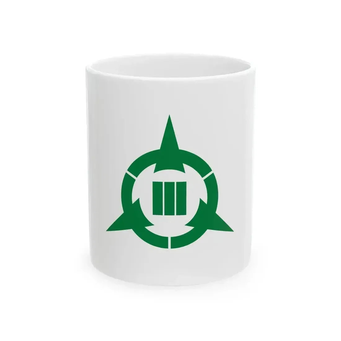 Flag of Kawaminami Miyazaki (Japan) White Coffee Mug 11oz - Go Mug Yourself
