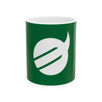 Flag of Kawanishi Nara (Japan) White Coffee Mug 11oz - Go Mug Yourself