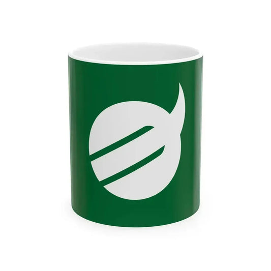 Flag of Kawanishi Nara (Japan) White Coffee Mug 11oz - Go Mug Yourself