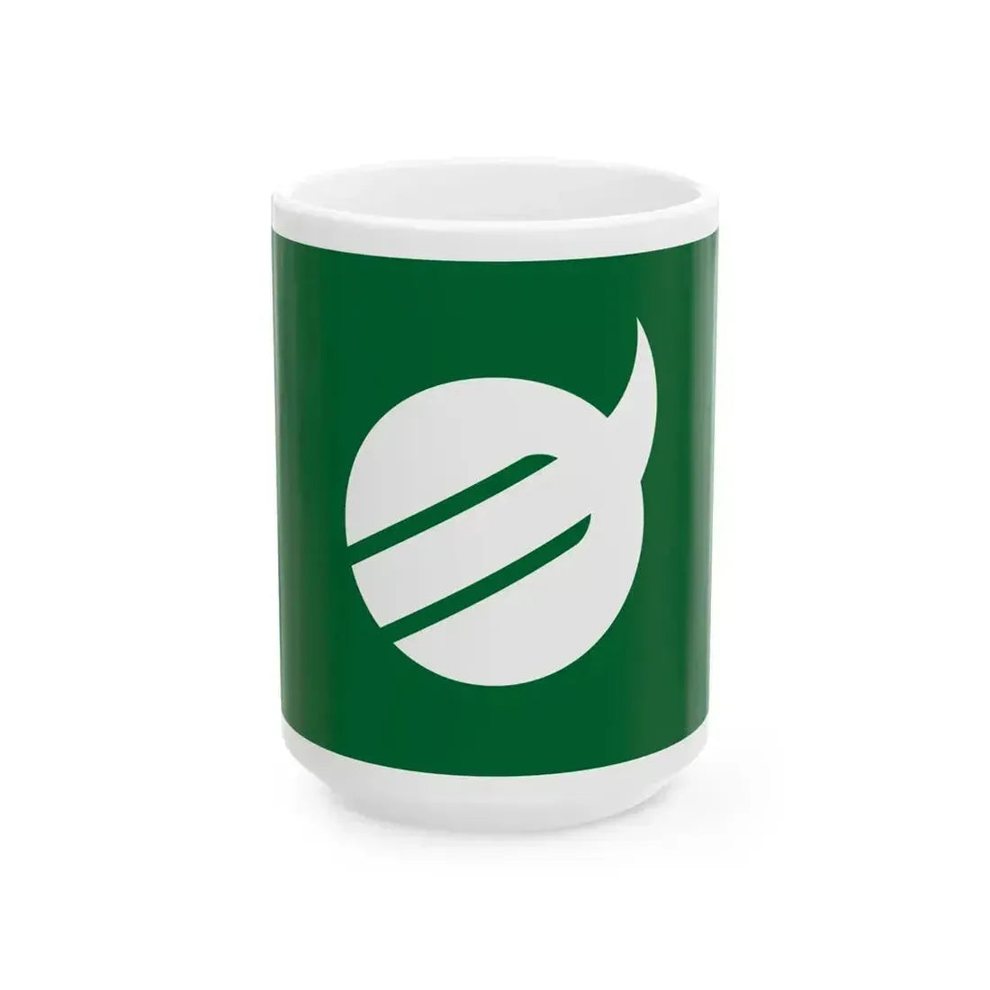 Flag of Kawanishi Nara (Japan) White Coffee Mug 15oz - Go Mug Yourself