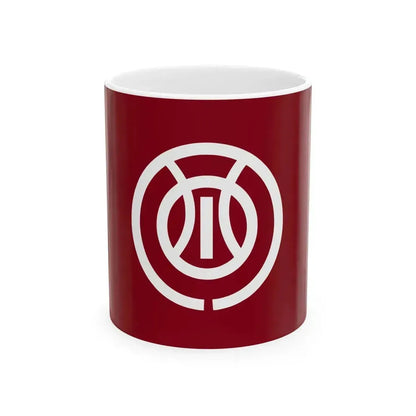 Flag of Kawanishi Yamagata (Japan) White Coffee Mug 11oz - Go Mug Yourself