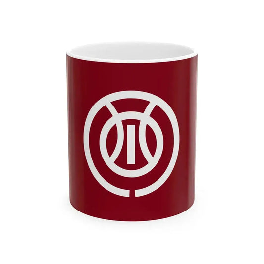 Flag of Kawanishi Yamagata (Japan) White Coffee Mug 11oz - Go Mug Yourself