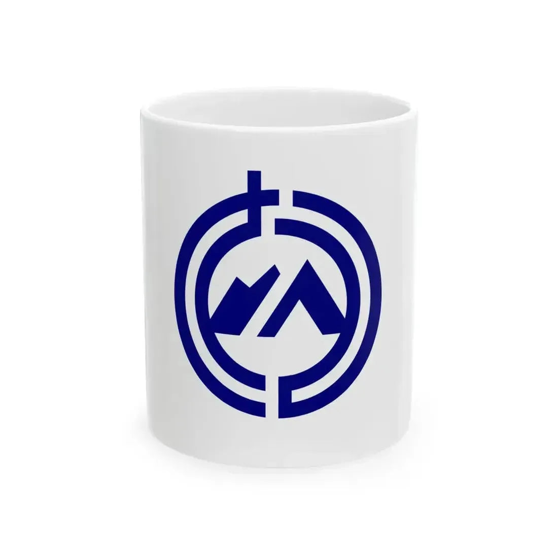 Flag of Kawara Fukuoka (Japan) White Coffee Mug 11oz - Go Mug Yourself