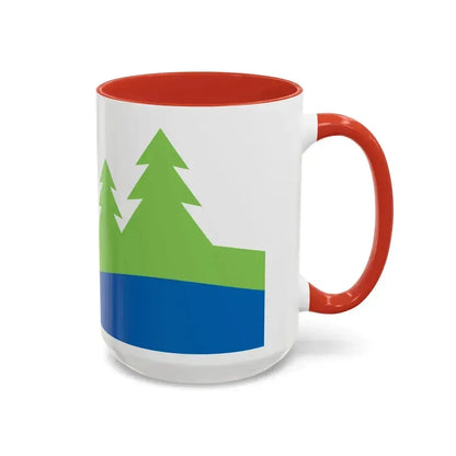 Flag of Kawartha Lakes Canada - Accent Coffee Mug - Go Mug Yourself