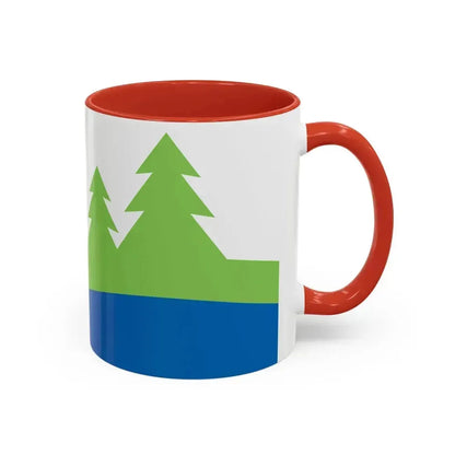 Flag of Kawartha Lakes Canada - Accent Coffee Mug - Go Mug Yourself