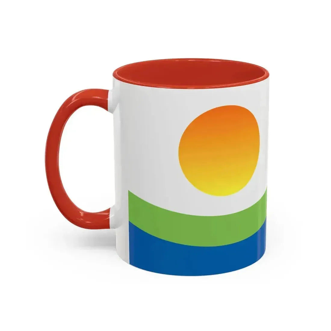 Flag of Kawartha Lakes Canada - Accent Coffee Mug - Go Mug Yourself