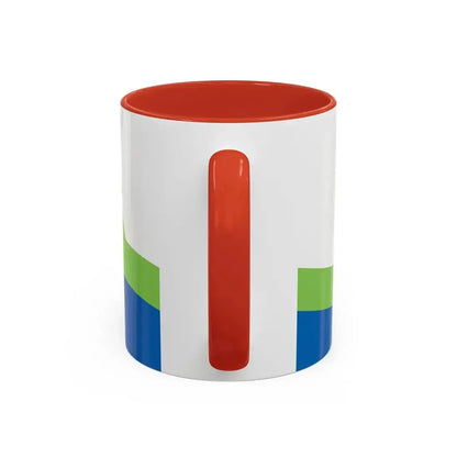 Flag of Kawartha Lakes Canada - Accent Coffee Mug - Go Mug Yourself