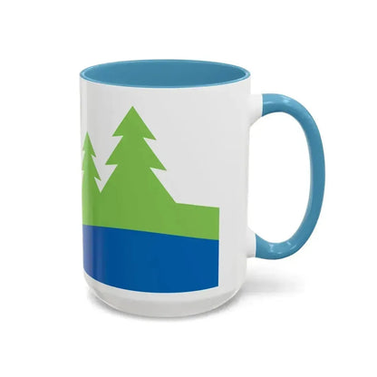 Flag of Kawartha Lakes Canada - Accent Coffee Mug - Go Mug Yourself