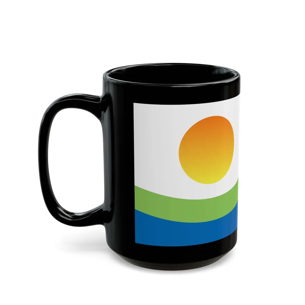 Flag of Kawartha Lakes Canada - Black Coffee Mug-Go Mug Yourself