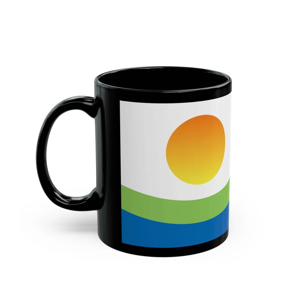 Flag of Kawartha Lakes Canada - Black Coffee Mug-Go Mug Yourself