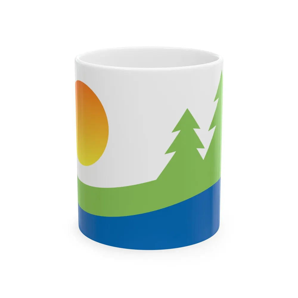 Flag of Kawartha Lakes Canada - White Coffee Mug-11oz-Go Mug Yourself