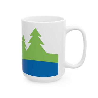 Flag of Kawartha Lakes Canada - White Coffee Mug-Go Mug Yourself