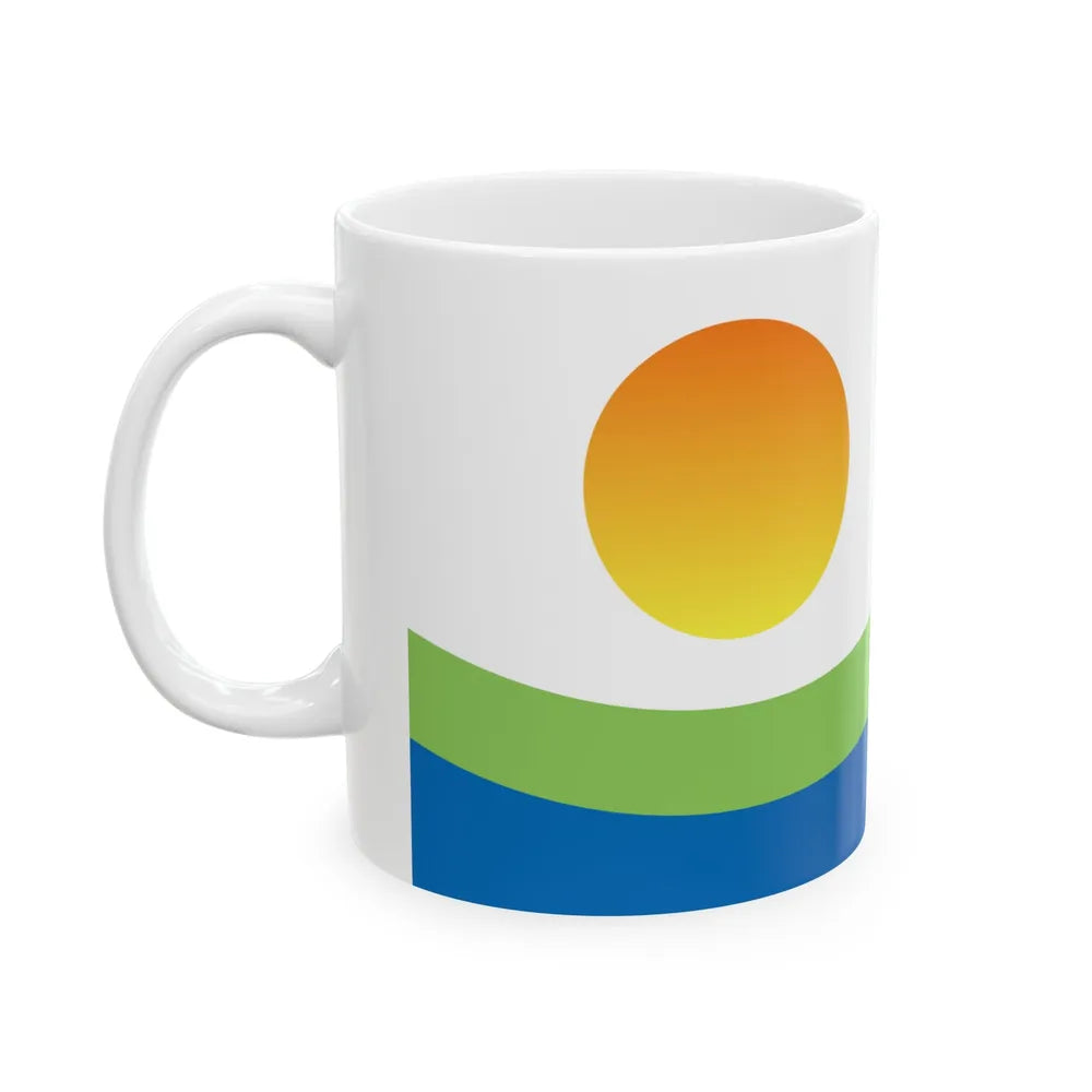 Flag of Kawartha Lakes Canada - White Coffee Mug-Go Mug Yourself