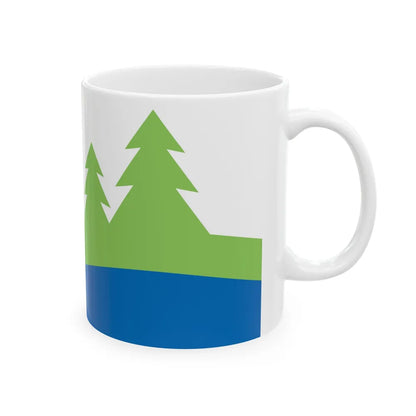 Flag of Kawartha Lakes Canada - White Coffee Mug-Go Mug Yourself