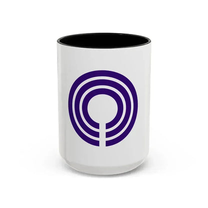 Flag of Kawasaki Kanagawa Japan - Accent Coffee Mug 15oz Black - Go Mug Yourself