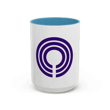 Flag of Kawasaki Kanagawa Japan - Accent Coffee Mug 15oz Light Blue - Go Mug Yourself