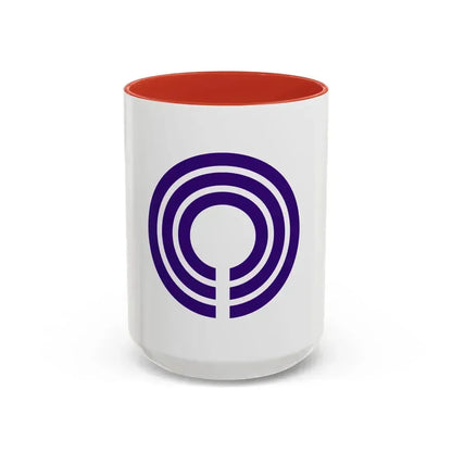 Flag of Kawasaki Kanagawa Japan - Accent Coffee Mug 15oz Red - Go Mug Yourself