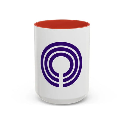Flag of Kawasaki Kanagawa Japan - Accent Coffee Mug 15oz Red - Go Mug Yourself