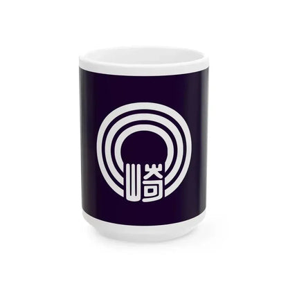 Flag of Kawasaki Miyagi (Japan) White Coffee Mug 15oz - Go Mug Yourself