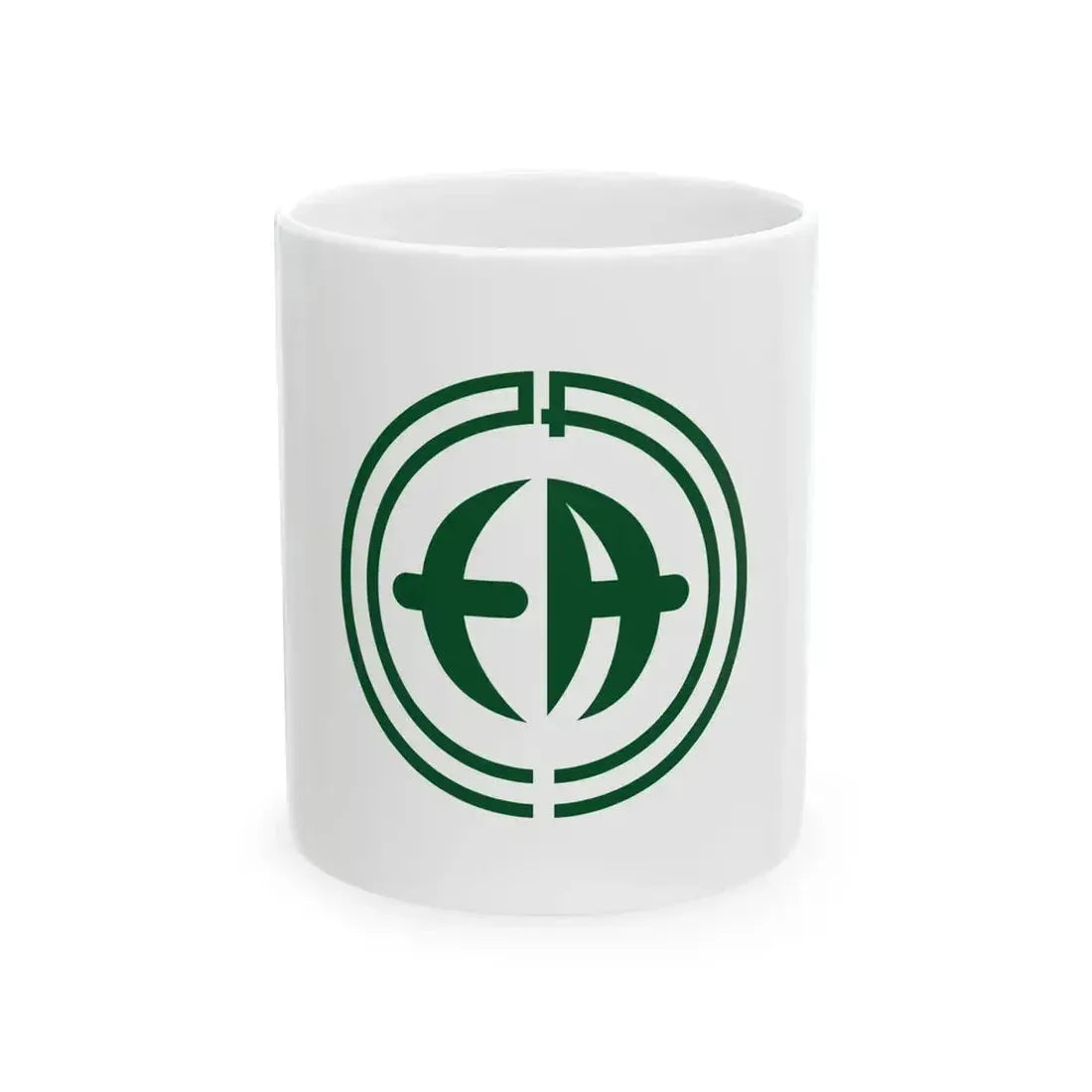 Flag of Kawatana Nagasaki (Japan) White Coffee Mug 11oz - Go Mug Yourself