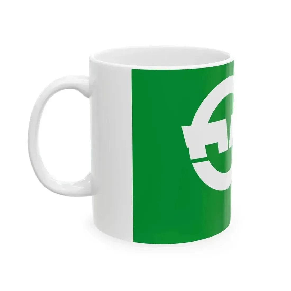 Flag of Kawauchi Fukushima (Japan) White Coffee Mug - Go Mug Yourself