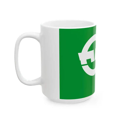 Flag of Kawauchi Fukushima (Japan) White Coffee Mug - Go Mug Yourself