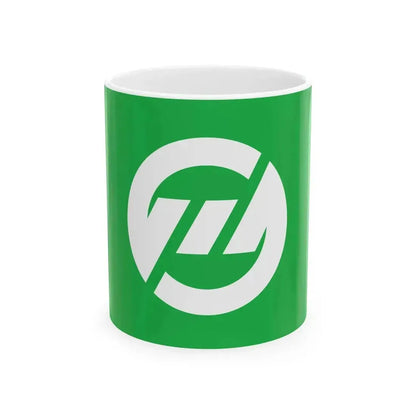 Flag of Kawaue Gifu 1962-2005 (Japan) White Coffee Mug 11oz - Go Mug Yourself