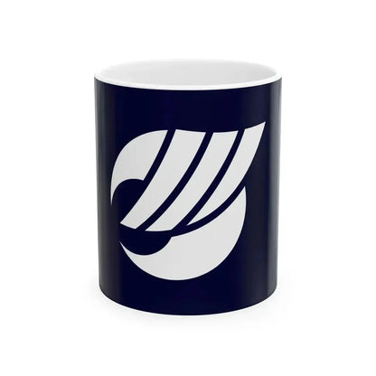 Flag of Kawazu Shizuoka (Japan) White Coffee Mug 11oz - Go Mug Yourself