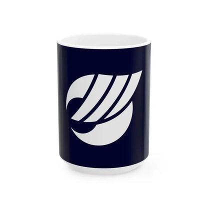 Flag of Kawazu Shizuoka (Japan) White Coffee Mug 15oz - Go Mug Yourself