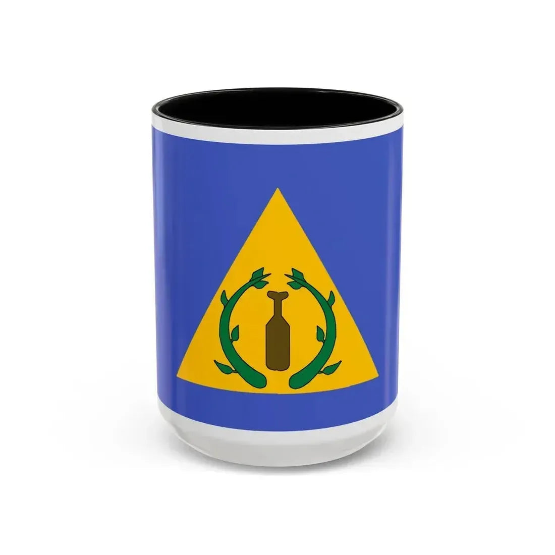 Flag of Kayangel Palau - Accent Coffee Mug 15oz Black - Go Mug Yourself