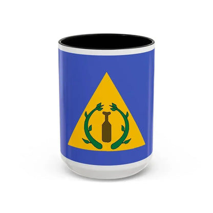 Flag of Kayangel Palau - Accent Coffee Mug 15oz Black - Go Mug Yourself