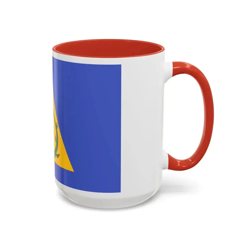 Flag of Kayangel Palau - Accent Coffee Mug - Go Mug Yourself