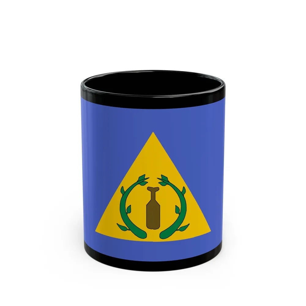 Flag of Kayangel Palau - Black Coffee Mug-11oz-Go Mug Yourself