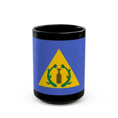 Flag of Kayangel Palau - Black Coffee Mug 15oz - Go Mug Yourself