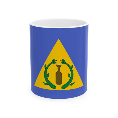 Flag of Kayangel Palau - White Coffee Mug-11oz-Go Mug Yourself