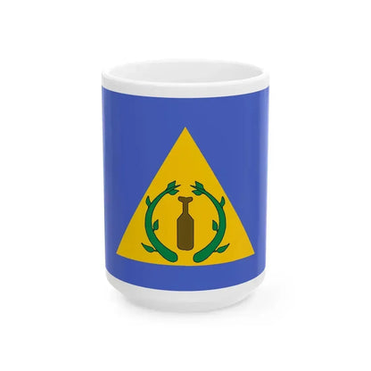 Flag of Kayangel Palau - White Coffee Mug 15oz - Go Mug Yourself