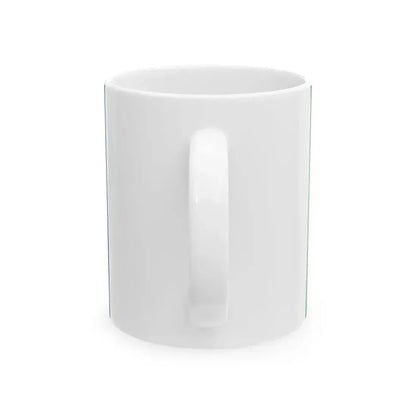 Flag of Kazakhstan 1992 Duisenov-Redko proposal (Kazakhstan) White Coffee Mug - Go Mug Yourself