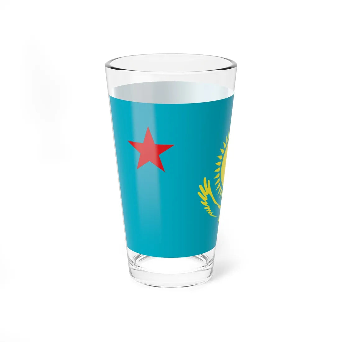 Flag of Kazakhstan Army (Kazakhstan) Pint Glass 16oz - Go Mug Yourself