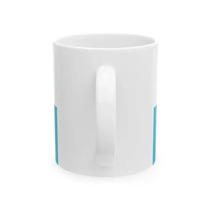 Flag of Kazakhstan Naval Infantry (Kazakhstan) White Coffee Mug - Go Mug Yourself