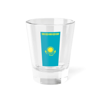 Flag of Kazakhstan vertical (Kazakhstan) Shot Glass 1.5oz 1.5oz - Go Mug Yourself