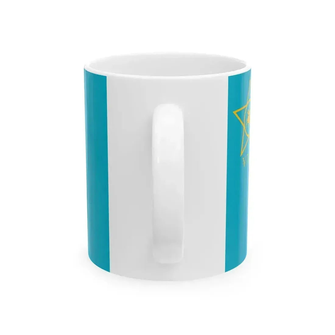 Flag of Kazakstan Republican Guard (Kazakhstan) White Coffee Mug - Go Mug Yourself