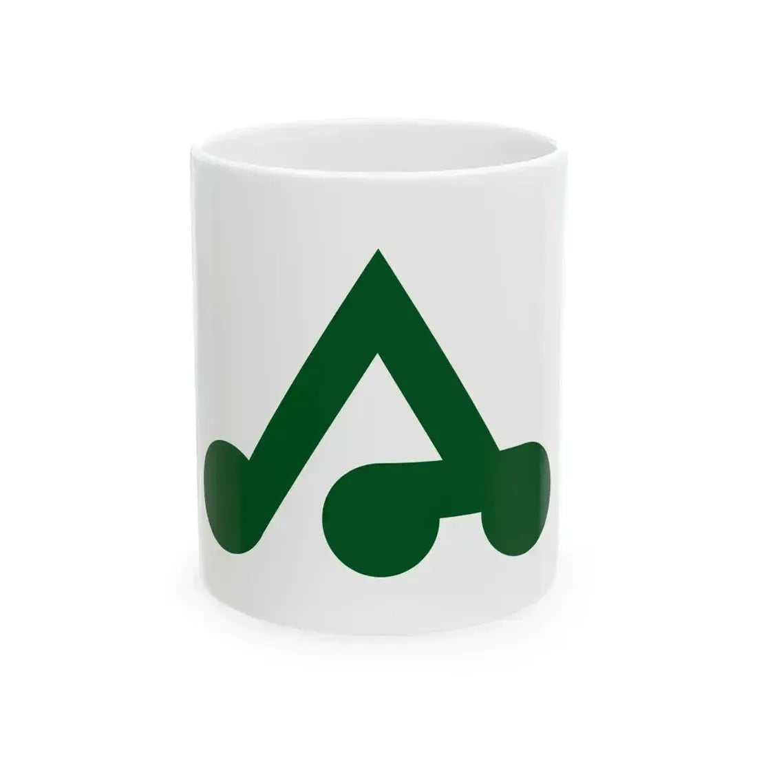 Flag of Kazamaura Aomori (Japan) White Coffee Mug 11oz - Go Mug Yourself